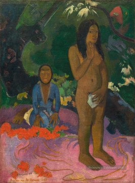  Primitivisme Peintre - Parau na te varua ino Paroles du diable postimpressionnisme Primitivisme Paul Gauguin